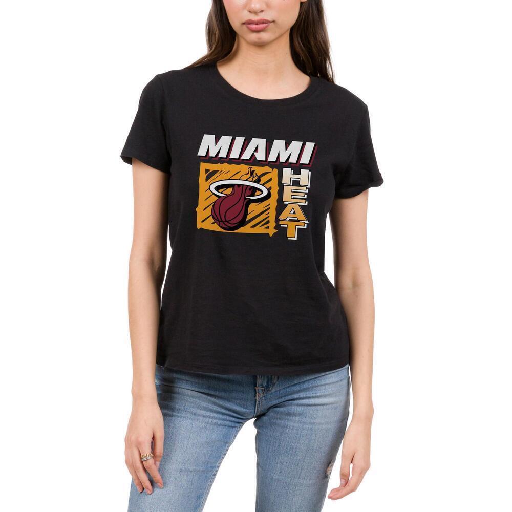 Junk Food NBA Scribble Square Retro Fan Graphic Unisex T-Shirt